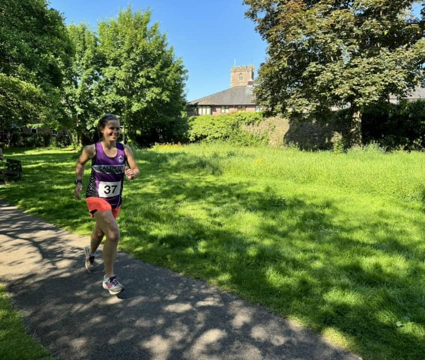 Person running